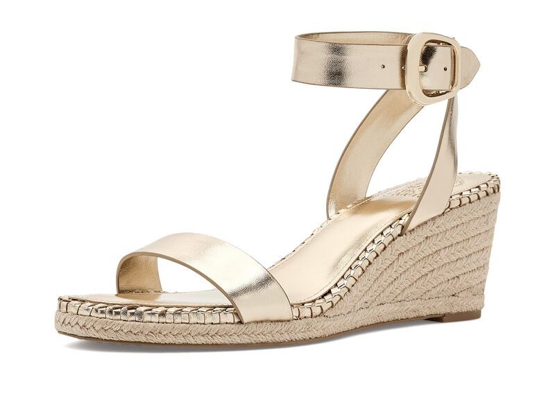 ヴィンスカムート レディース シューズ ヒール サンダル アンクル Vince Camuto Fainel Ankle Strap Espadrille Wedge Sandals Egyptian