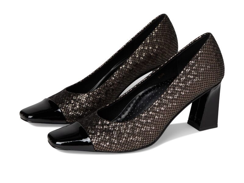 ベネリ レディース シューズ ヒール Vaneli Fadela Gunmetal PrestonBlack Pat ブラック
