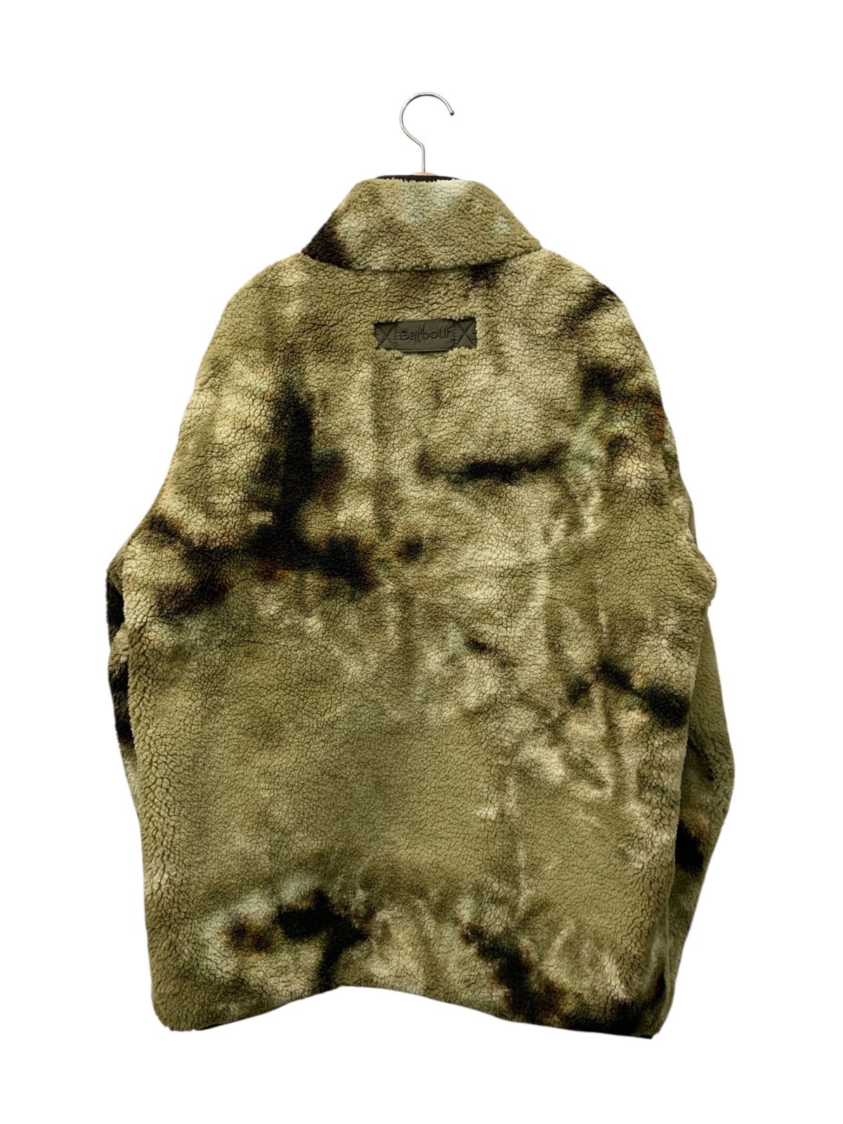 Barbour Moor Fleece Tie Dye - MOOR TIE DYE JACKET Khaki Print