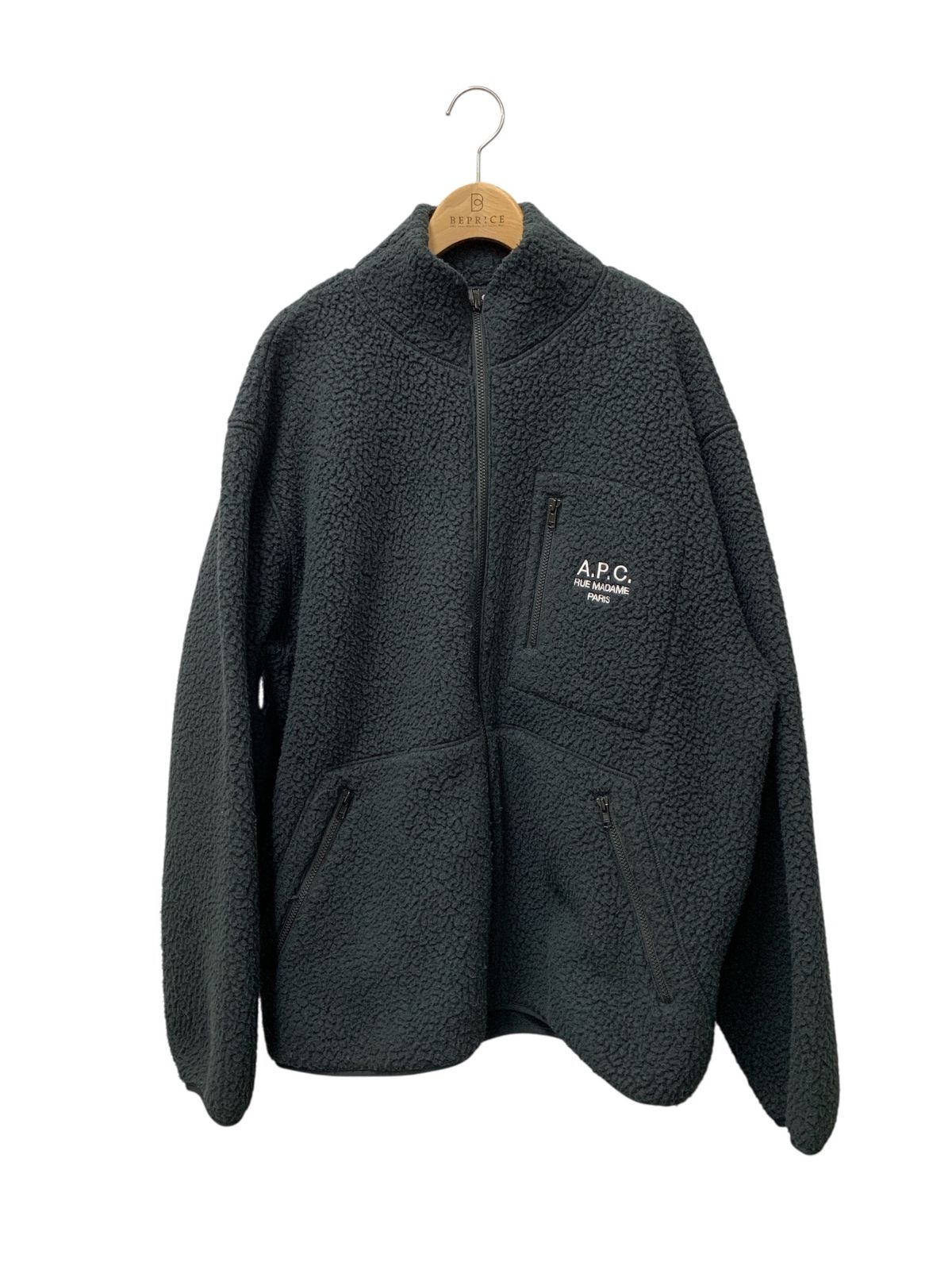 アーペーセー 2114223 L ブラック POLAIRE フリースジャケット ITNWLOV6VF8Y