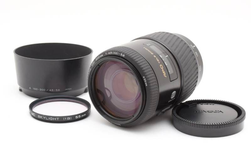 実用光学美品 Minolta ミノルタ AF APO TELE ZOOM 100-300mm 4.5-5.6 実用光学美品 Minolta ミノルタ AF APO TELE ZOOM 100-300mm 4.5-5.6