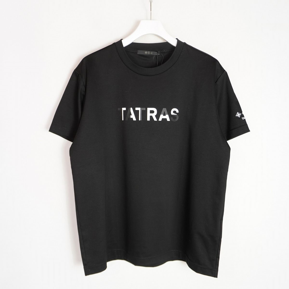 極美品 国内正規 25SS TATRAS タトラス B2nd Exclusive BANIEL Tシャツ 半袖カットソー MTBS25S8298-M サイズ01 本物 黒 4020Q♪