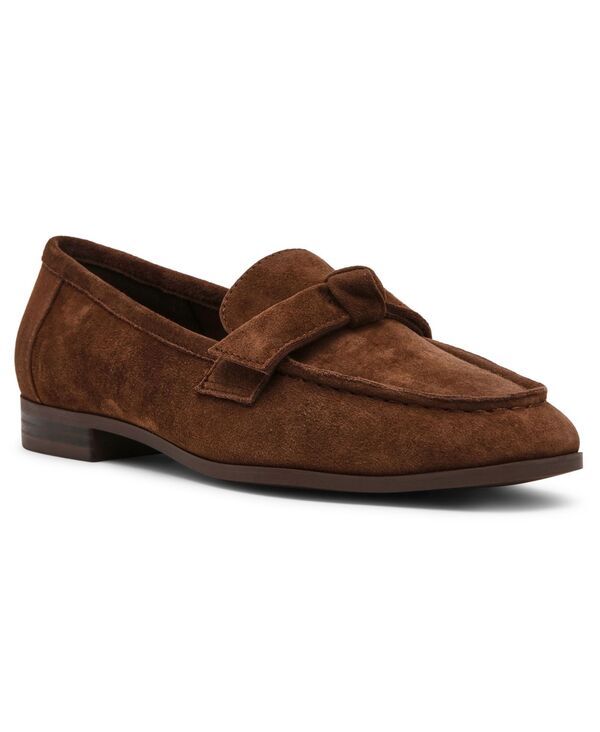 アンクライン レディース シューズ スリッポン・ローファー Anne Klein Womens Bowie Round Toe Loafers Chocolate Brown ブラウン