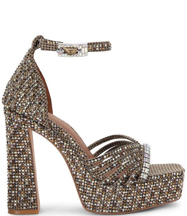 カートジェイガーロンドン レディース シューズ サンダル プラットフォーム Kurt Geiger London Crystal Embellished Straplatform Dressandal