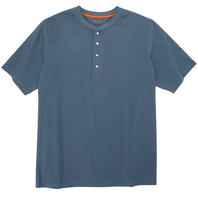 ボルダークリーク レディース トップス Tシャツ トール 半袖 Boulder Creek By Kingsize Mens Big Tall Heavyweight Shortsleeve Henl