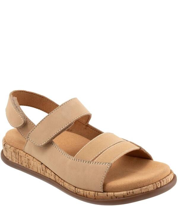 トロッターズ レディース シューズ サンダル ミニ スエード Trotters Gemini Nubuck Suede Adjustable Sandals Beige Nubuck ベージュ
