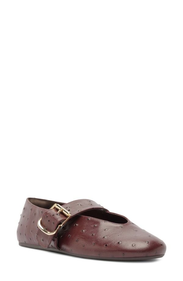 アレッツォ レディース シューズ パンプス Arezzo Adeline Mary Jane Flat Fresh Ruby ルビー