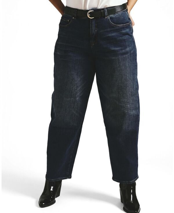 ユニバーサル スタンダード レディース ボトムス デニムパンツ プラスサイズ ジーンズ Universal Standard Womens Plusize Lou High Rise Barreleg