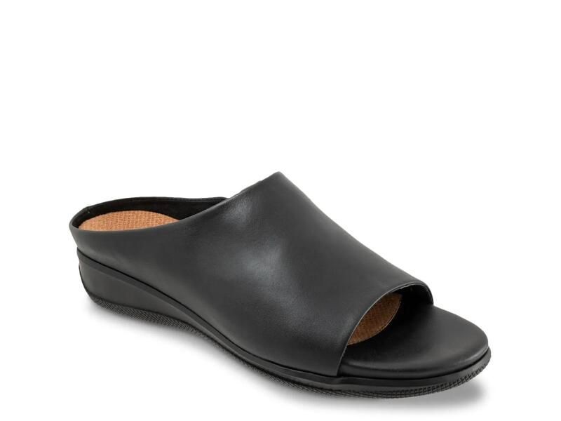 ソフトウォーク レディース シューズ サンダル SoftwalkTurner Wedge Sandal Black ブラック