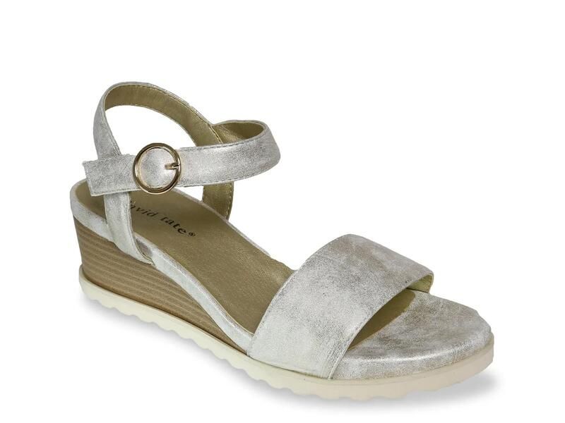 ダイビッドテイト レディース シューズ サンダル David TateKnockout Wedge Sandal Antique Off White オフホワイト