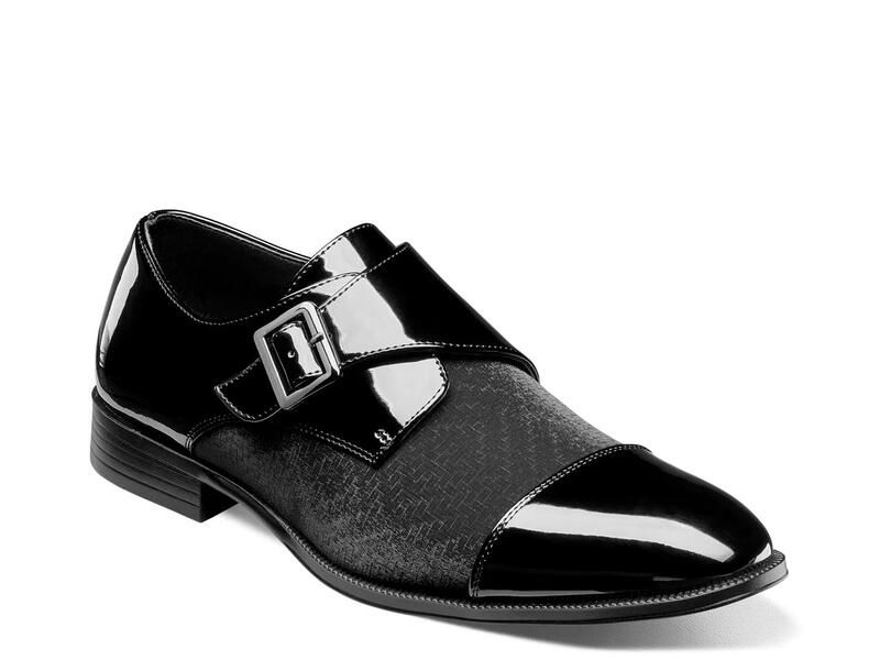 ステイシーアダムス メンズ シューズ スリッポン・ローファー モンクストラップ モンク Stacy AdamsSutherland Monk Strap SlipOn Black ブラック