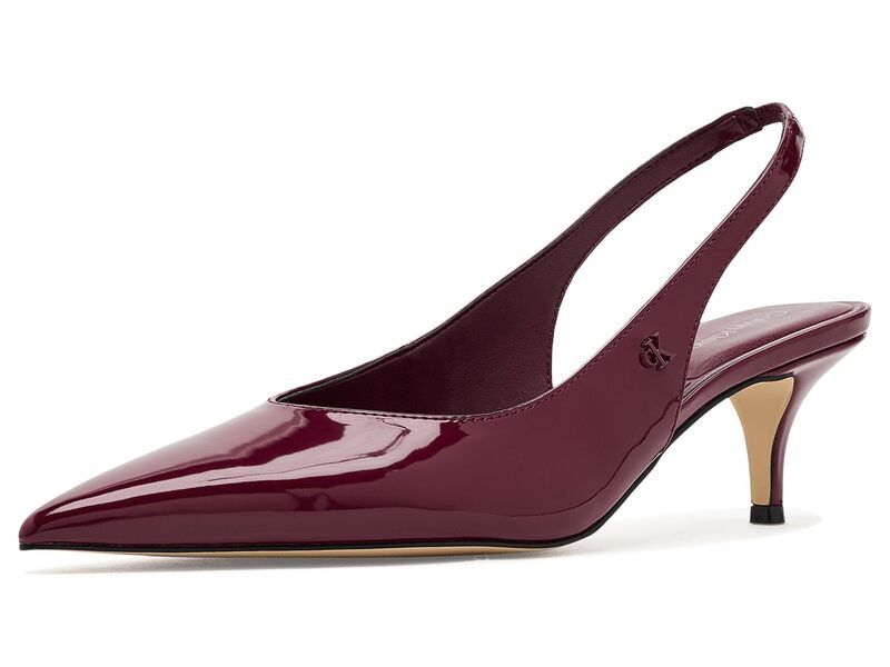 カルバンクライン レディース シューズ サンダル Calvin Klein Emersyn Dark Red Patent レッド
