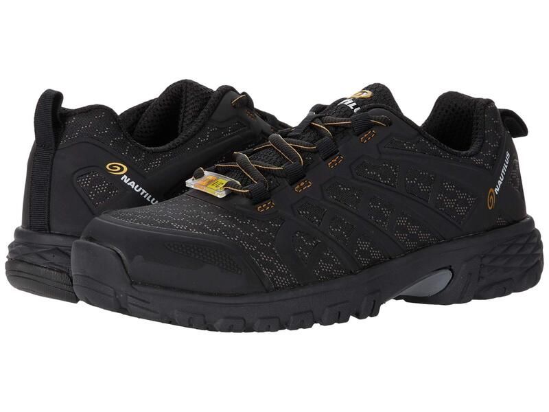 ナウティルスセーフティ レディース シューズ スニーカー Nautilusafety Footwear Stratus Black Alloy Toe SD10 Athletic 1961 Black