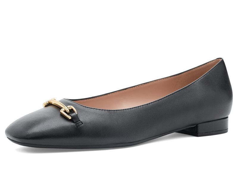 コールハーン レディース シューズ サンダル Cole Haan Goto Verley Horsebit Ballet Flats Black Leather ブラック
