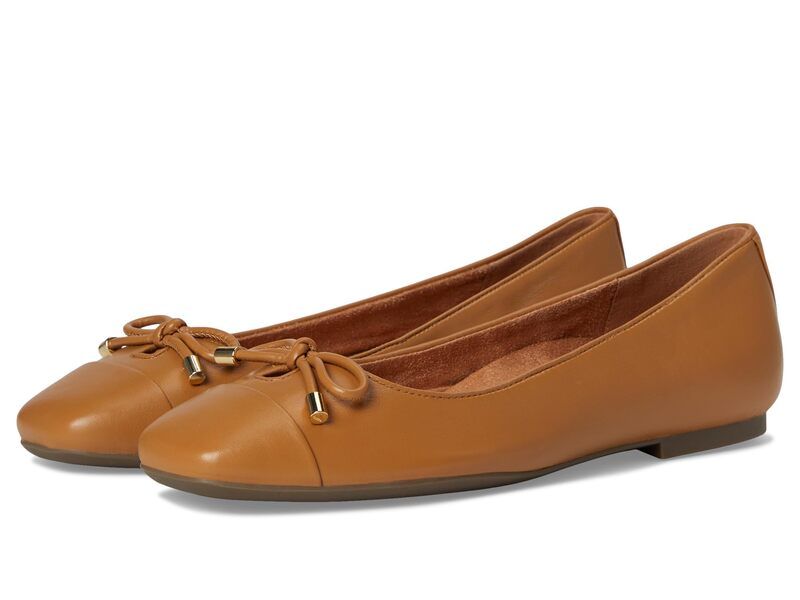 バイオニック レディース シューズ サンダル Vionic Klara Camel Nappa Lea キャメル