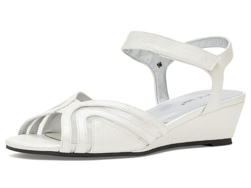 ダイビッドテイト レディース シューズ サンダル David Tate Admire White Lizard Pr ホワイト