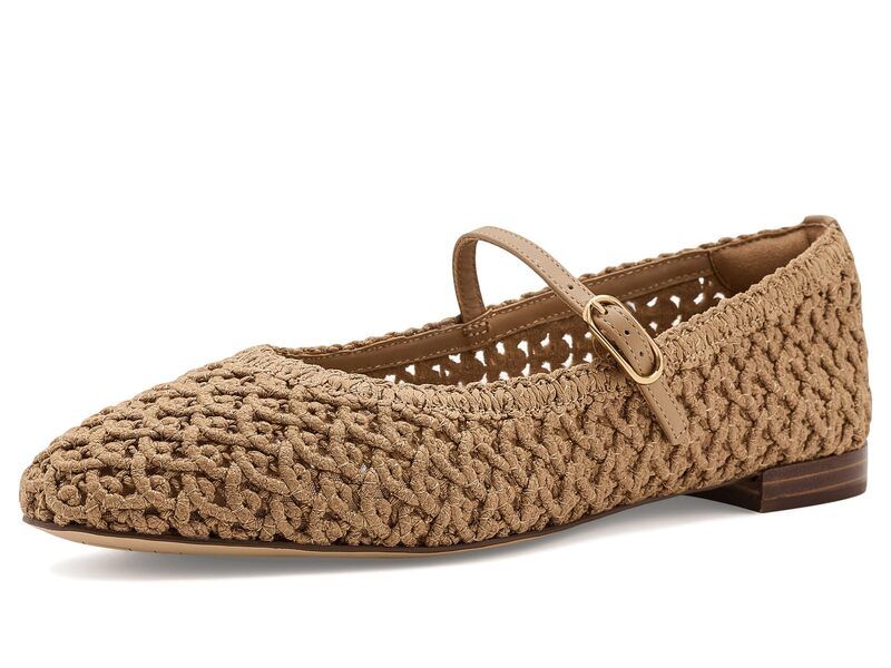 コールハーン レディース シューズ サンダル Cole Haan Harlan Mary Jane Ballet Flats Tuscan Sand Wov サンド