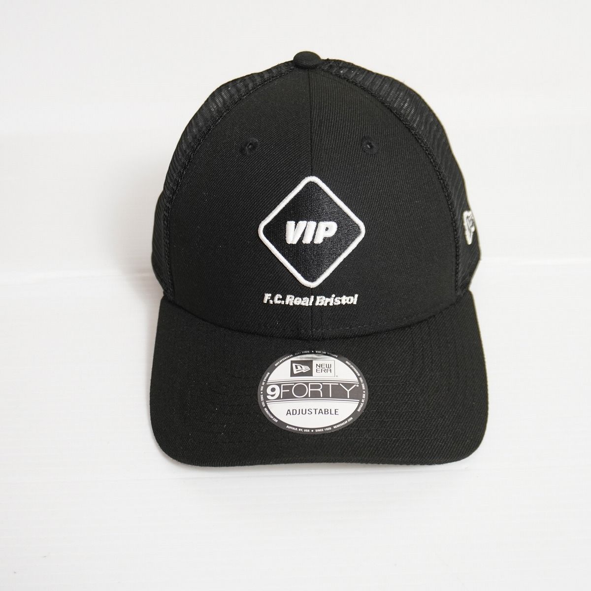 美品 26SS F.C.Real Bristol ブリストル × NEW ERA ニューエラ CLUB 9FORTY MESH CAP メッシュ キャップ 帽子 FCRB 260104 黒 4012Q♪