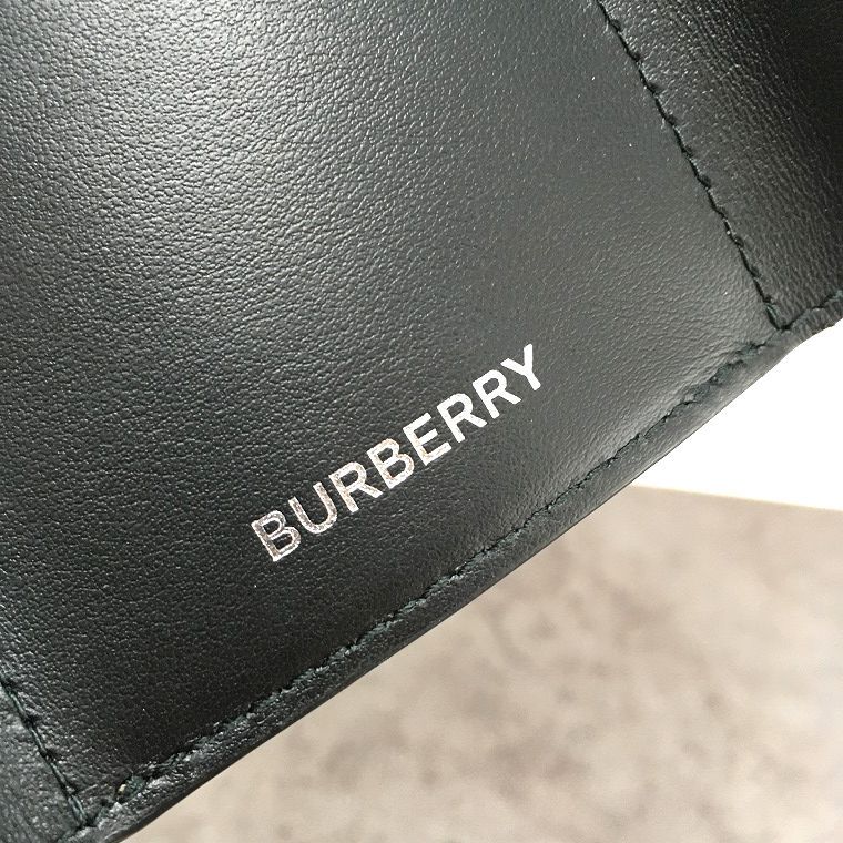極美品 BURBERRY ヴィンテージチェック 三つ折り財布 ベージュ 302 