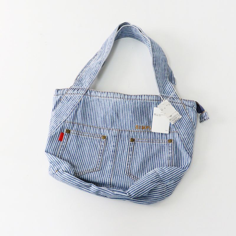 HUMAN MADE ストライプトートバッグ　ヒッコリー　未使用 新品 シンプルライフ SIMPLE LIFE ヒッコリーストライプ トートバッグ