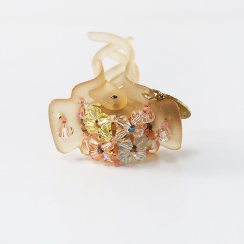 コンプレックスビズ Complex Biz ビーズ使い ミニヘアクリップ