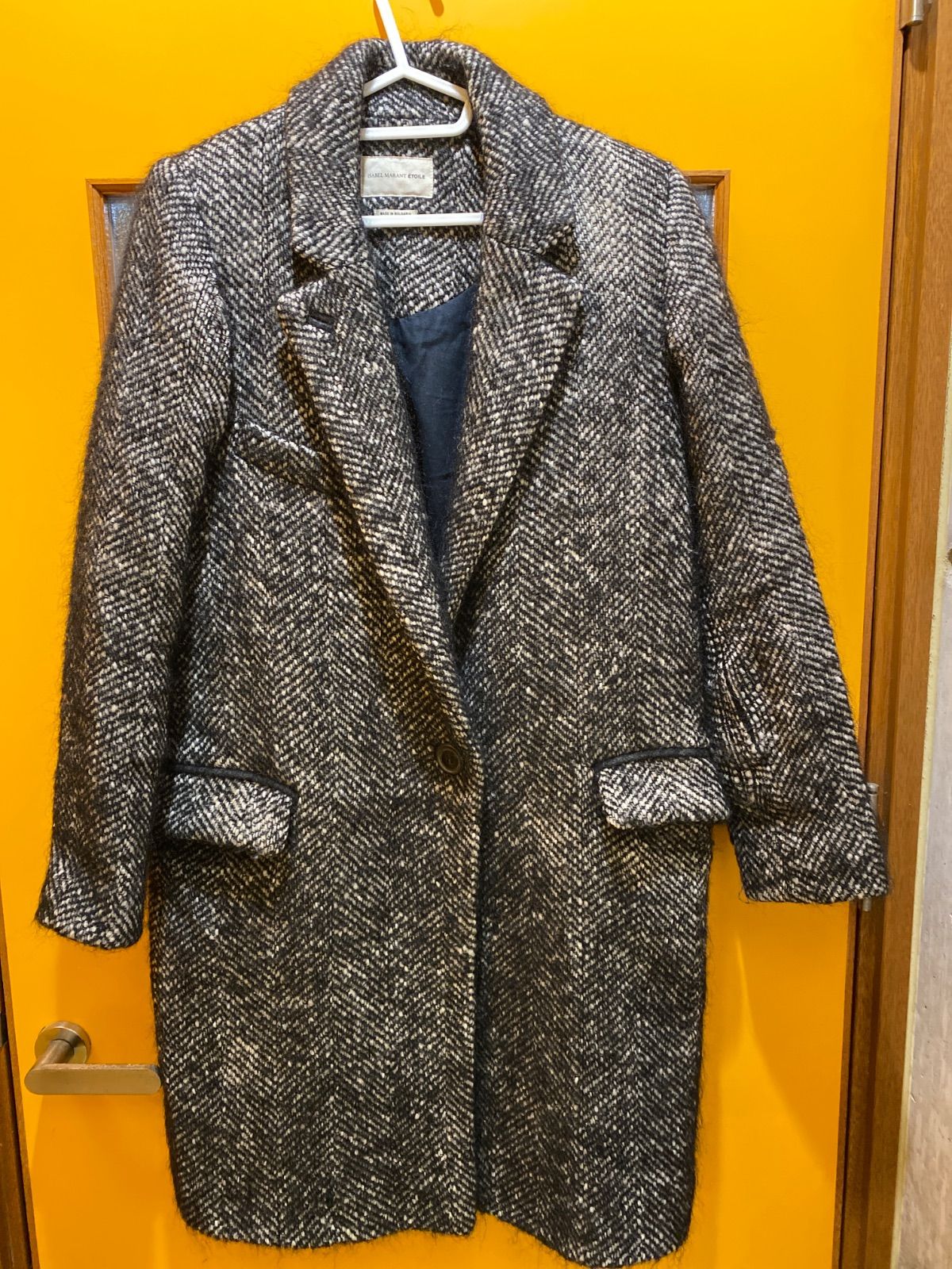Y【Y12-20】◇ ISABEL MARANT ETOILE サイズ34 コート 黒色白色