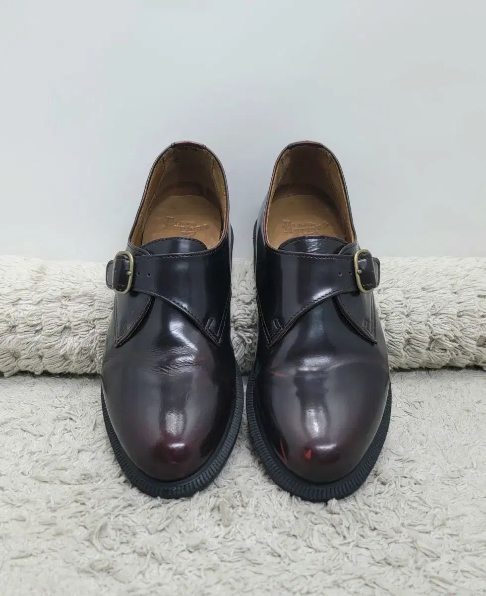 DR. MARTENS ドクターマーチン 론 モンク ストラップ バーガンディ 230 (uk4)