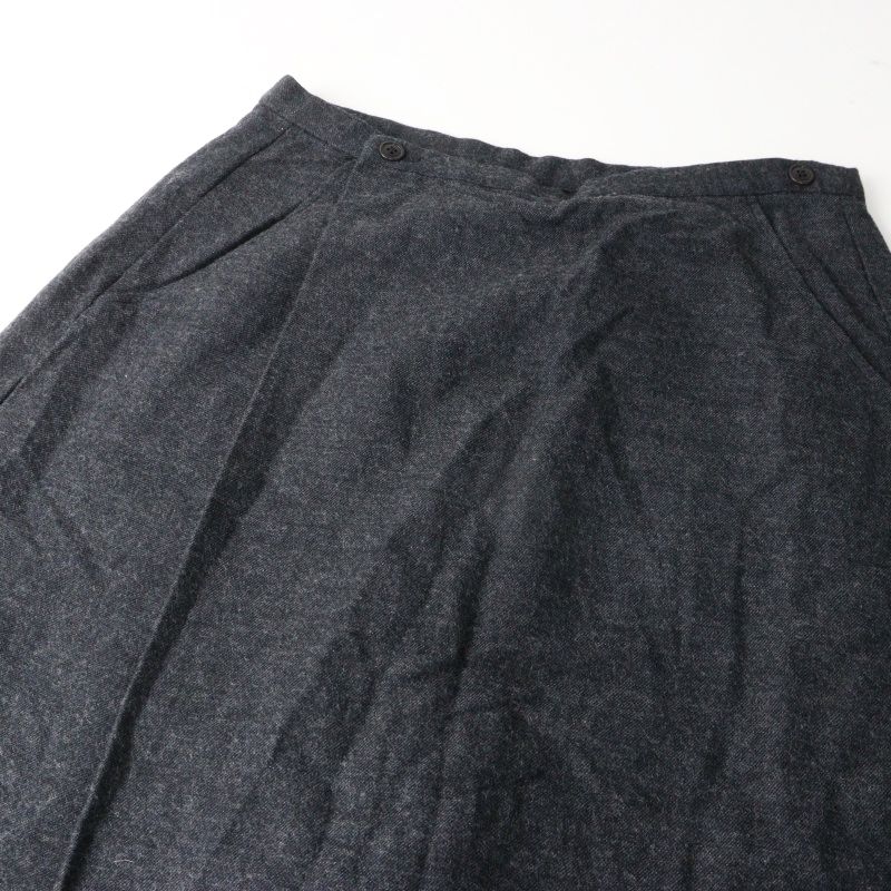 ネストローブ nest Robe ウールコットン サルエルパンツ ブラック