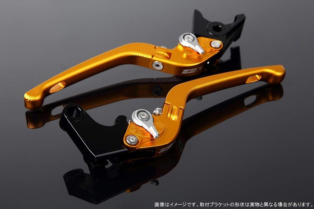 新品 SSK スピードラ アジャストレバーセット 3D可倒式 レバー本体カラー:マットゴールド アジャスターカラー:マットシルバー HONDA ADV150 KF38