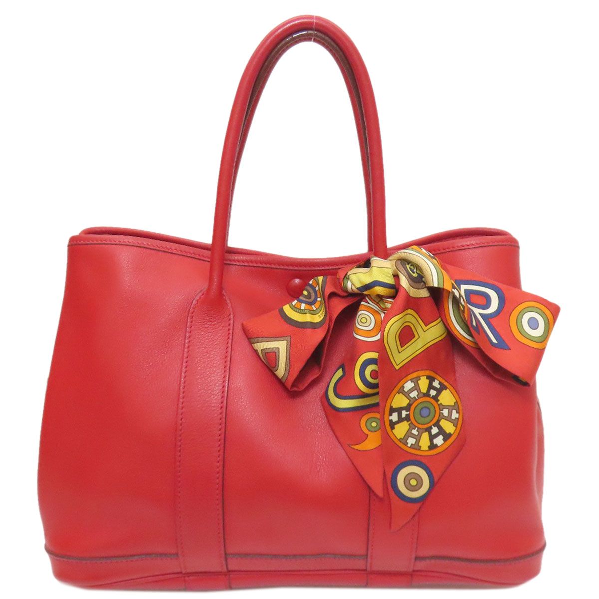 HERMES エルメス ガーデンツイリーTPM ハンドバッグ カーフ レディース