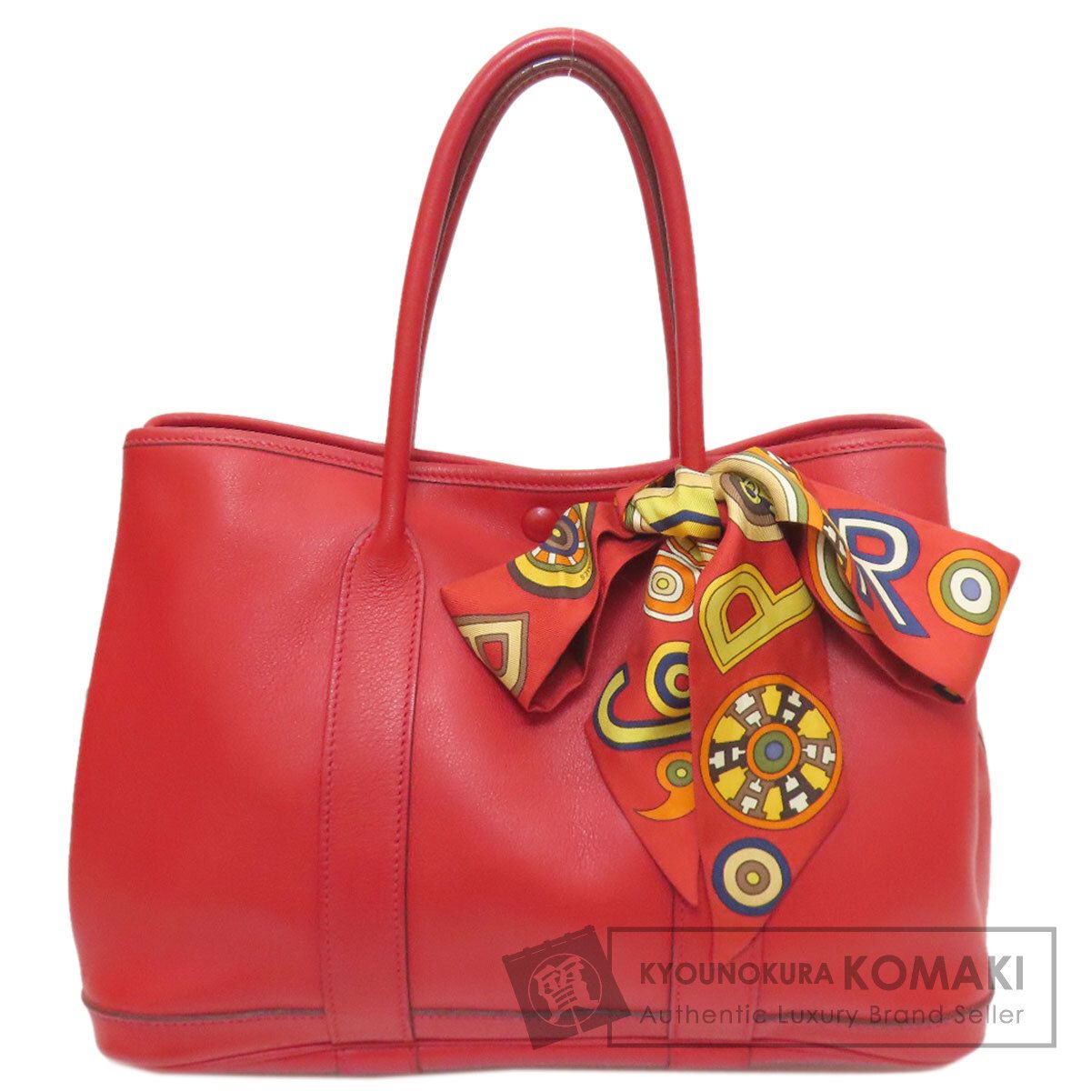 HERMES エルメス ガーデンツイリーTPM ハンドバッグ カーフ レディース [中古]