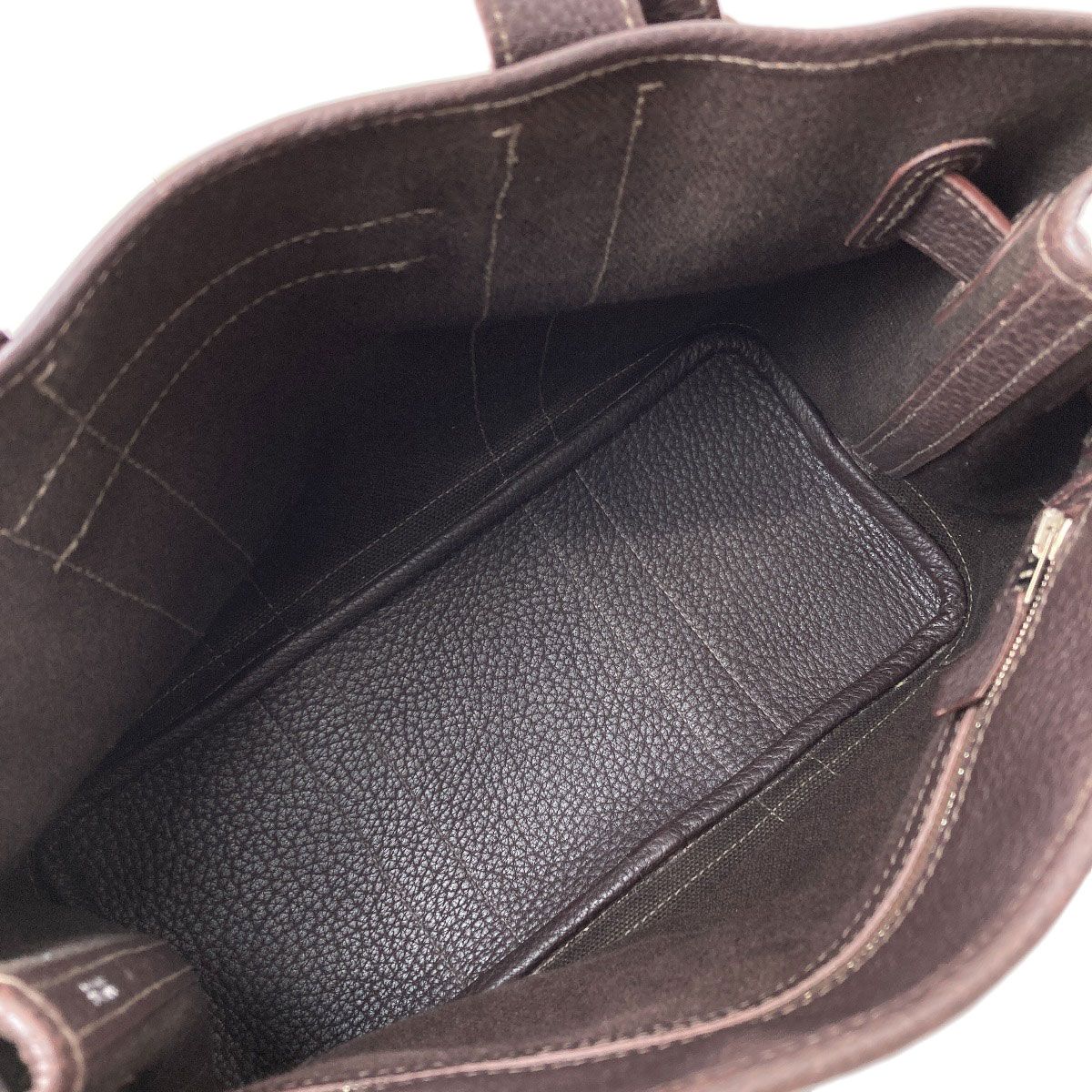 HERMES エルメス プティットサンチュールPM ハンドバッグ トワル 