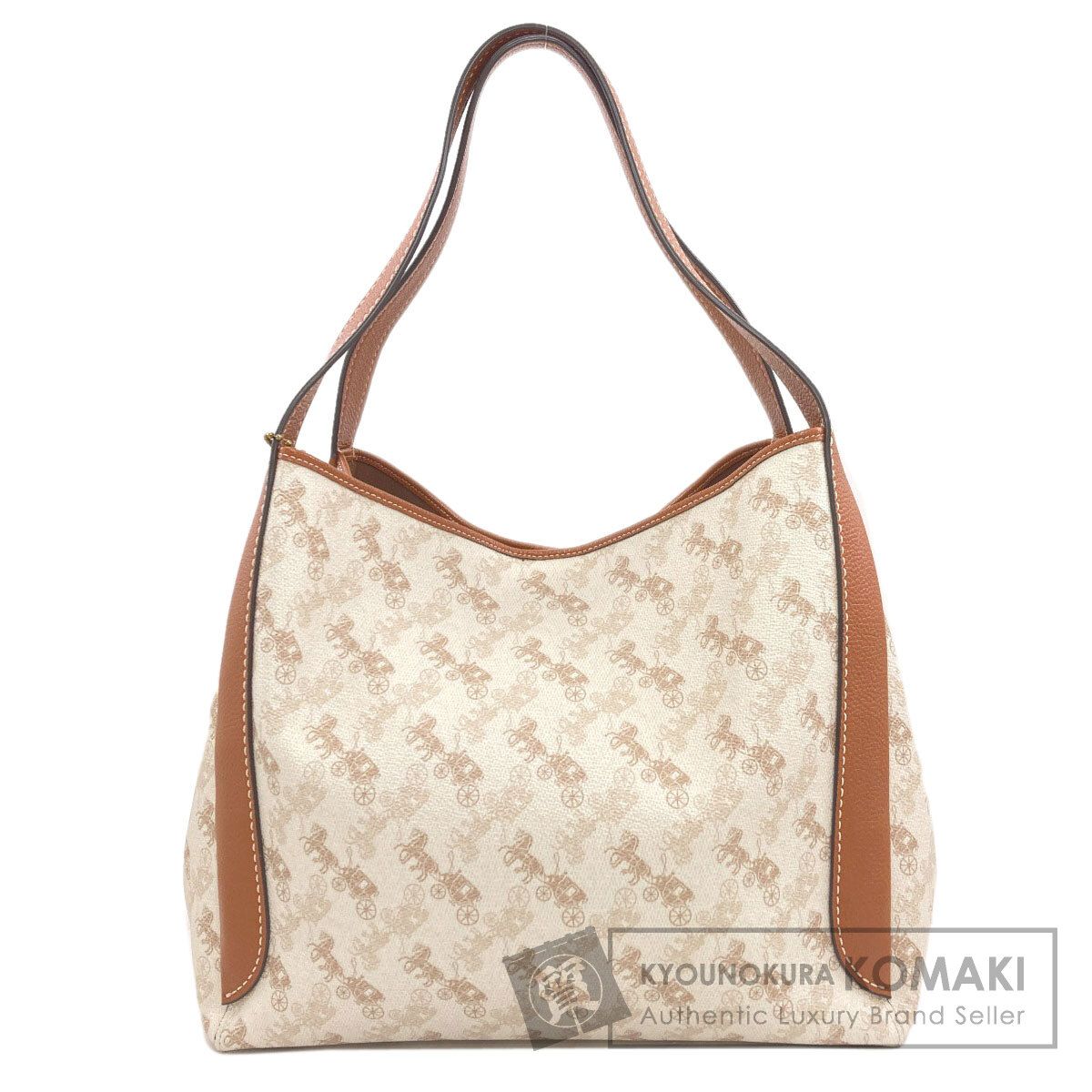 COACH コーチ C9129 ハドリー ホーボー ウィズ ホースアンド キャリッジ プリント ハンドバッグ PVC レディース [中古]