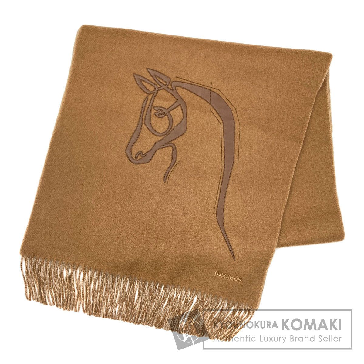 HERMES エルメス シュヴァル・オ・トレ マフラー カシミヤ レディース [中古]