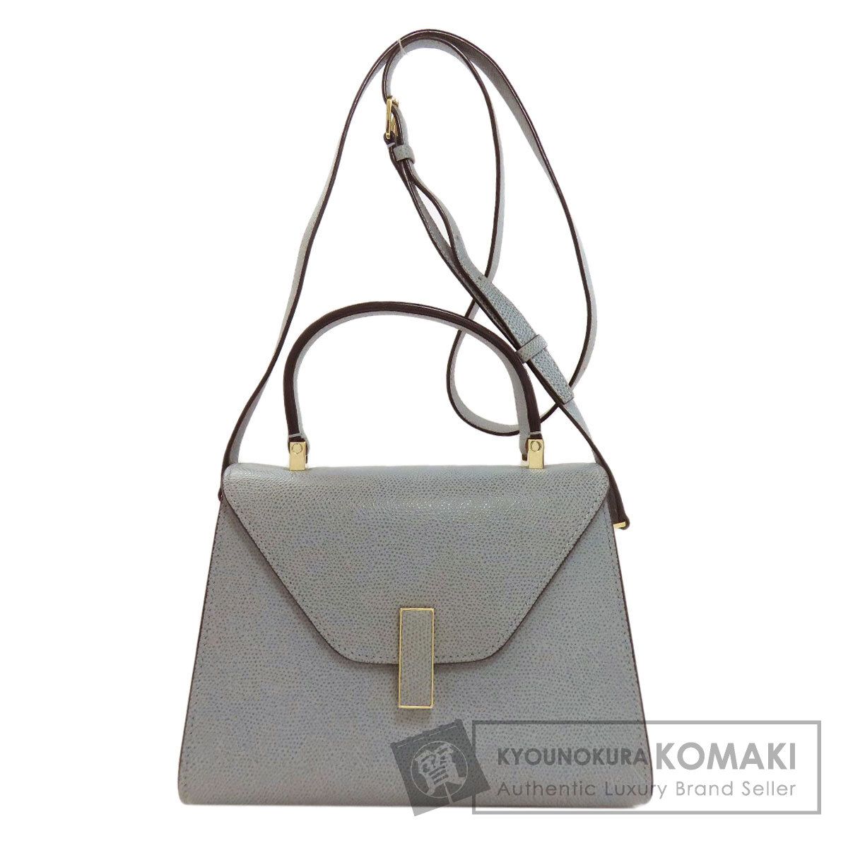 Valextra ヴァレクストラ イジィデ 2WAY ハンドバッグ カーフ レディース [中古]