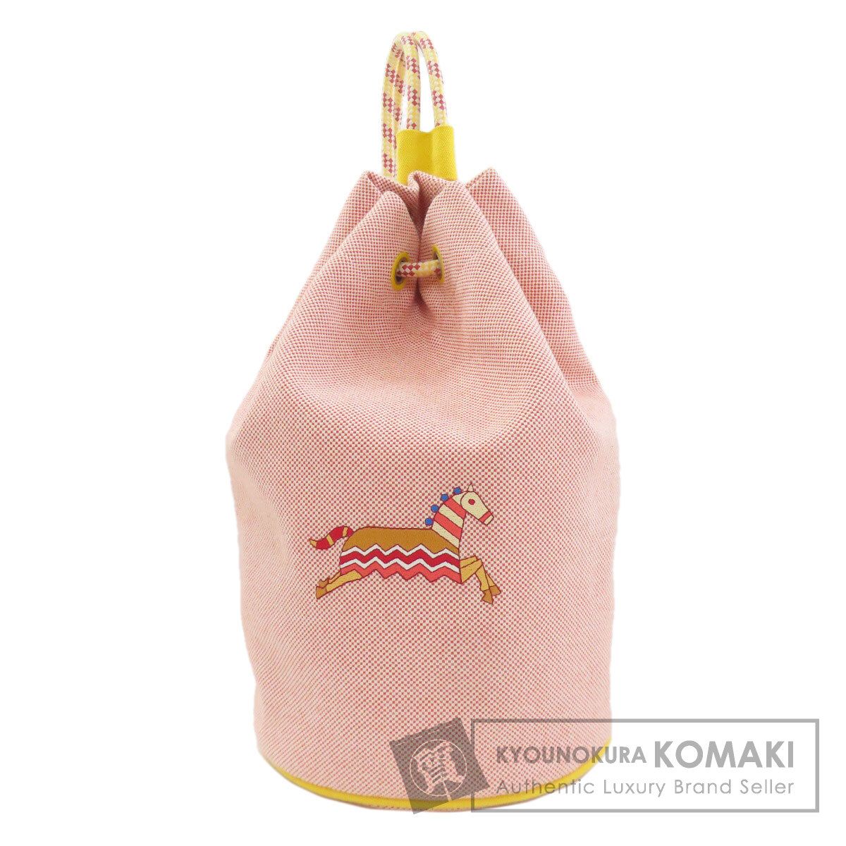 HERMES エルメス エポぺ ダッフルバッグ リュック・デイパック トワル レディース [中古]