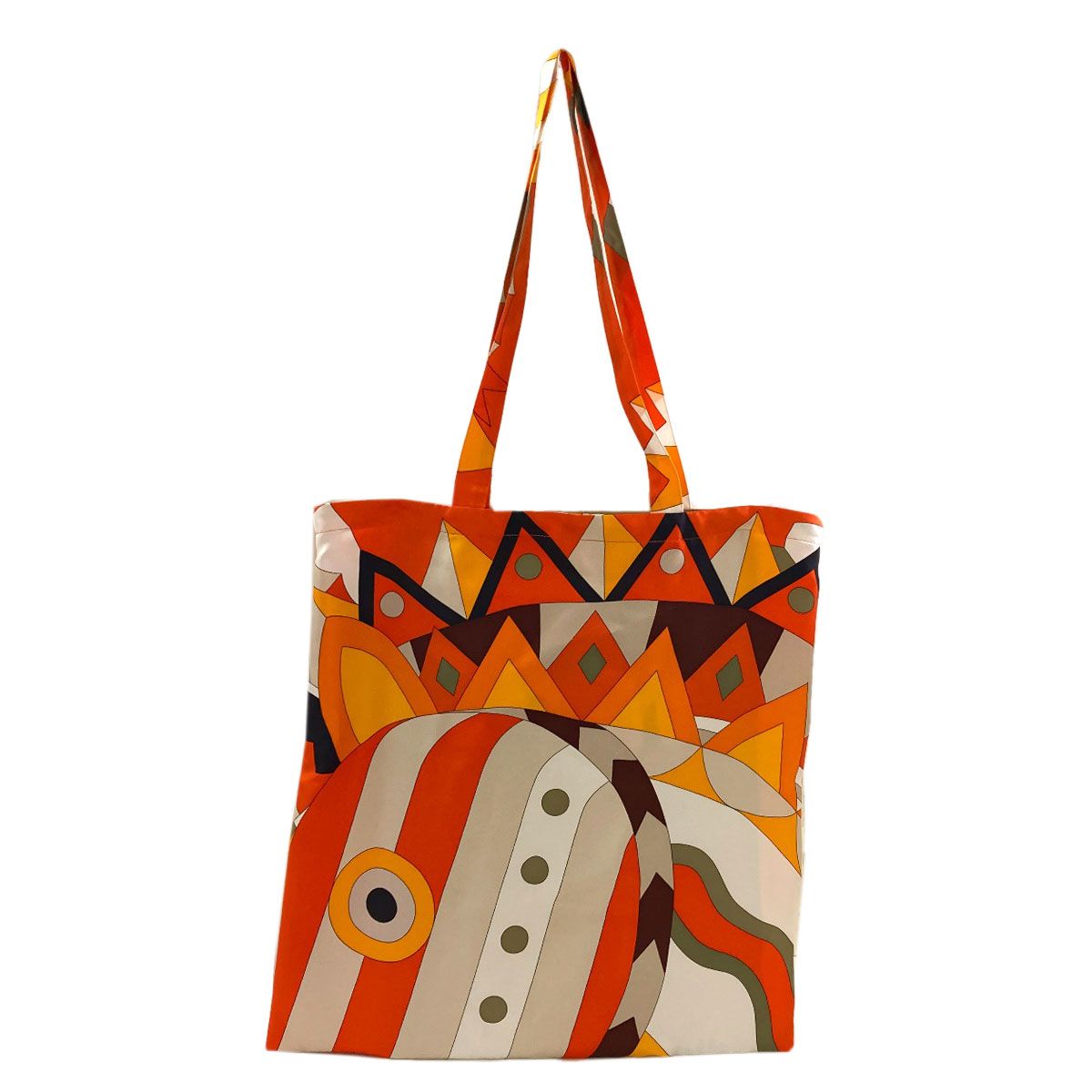 HERMES エルメス プティアッシュ エコバッグ トートバッグ シルク 