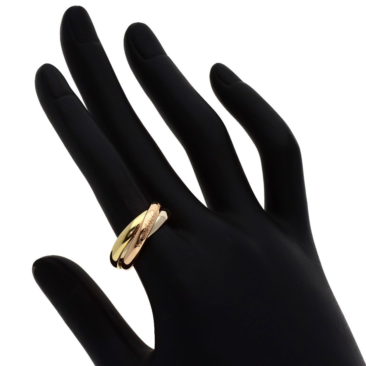 CARTIER カルティエ トリニティ #55 リング・指輪 K18PG K18YG K18WG