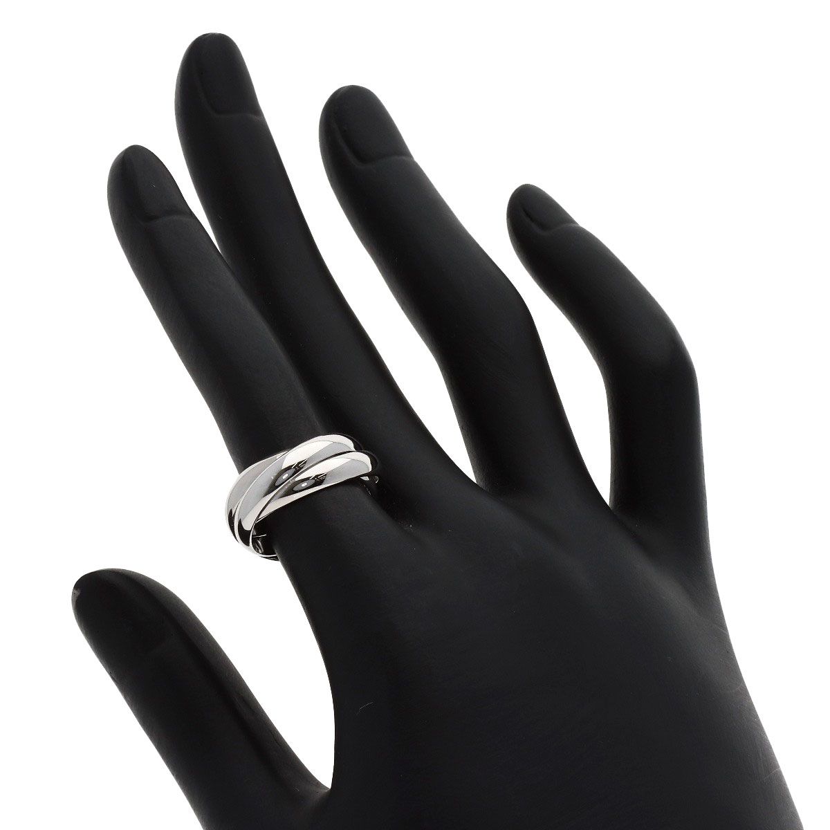 CARTIER カルティエ トリニティ #50 リング・指輪 K18WG レディース