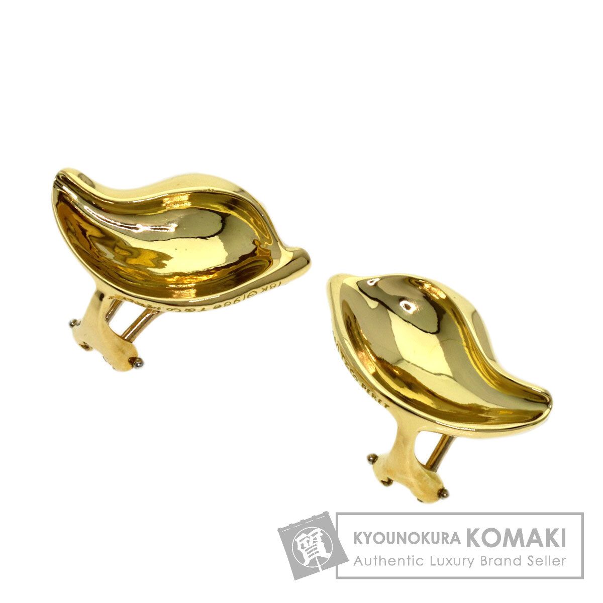 TIFFANY&Co. ティファニー リーフモチーフ イヤリング K18YG レディース [中古]