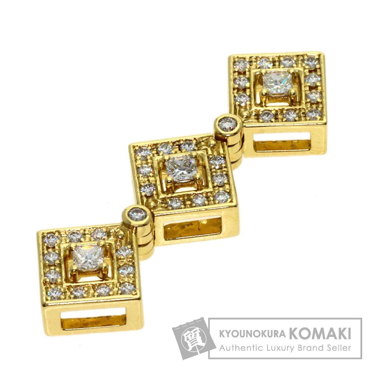 TASAKI タサキ ダイヤモンド ペンダントトップ K18YG レディース [中古]