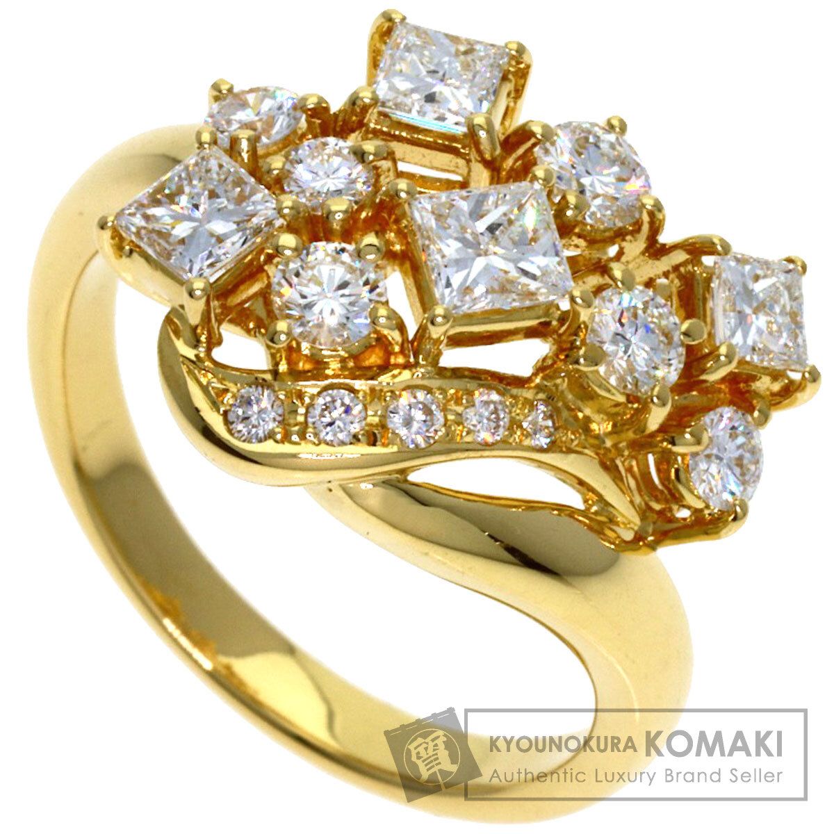 TASAKI タサキ ダイヤモンド リング・指輪 K18YG レディース [中古]