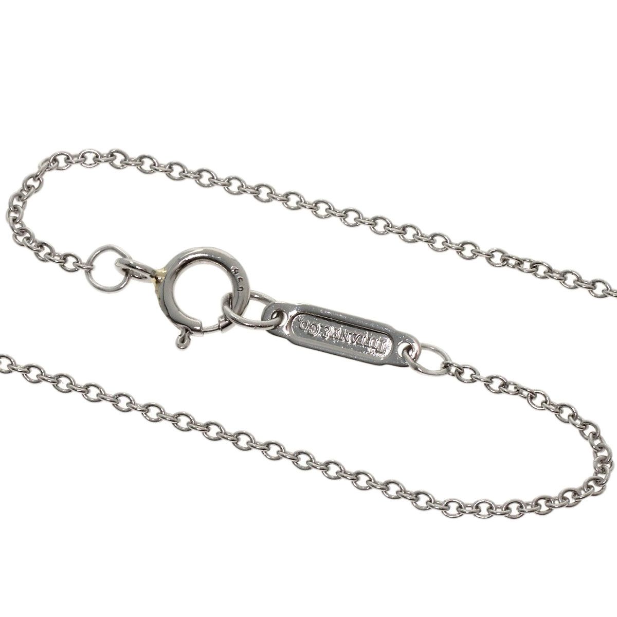 TIFFANY&Co. ティファニー ベゼルセット 4P ダイヤモンド ネックレス 