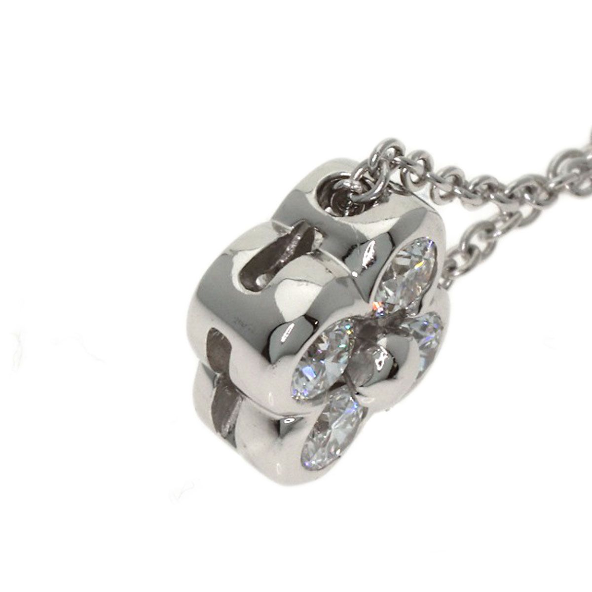 TIFFANY&Co. ティファニー ベゼルセット 4P ダイヤモンド ネックレス 