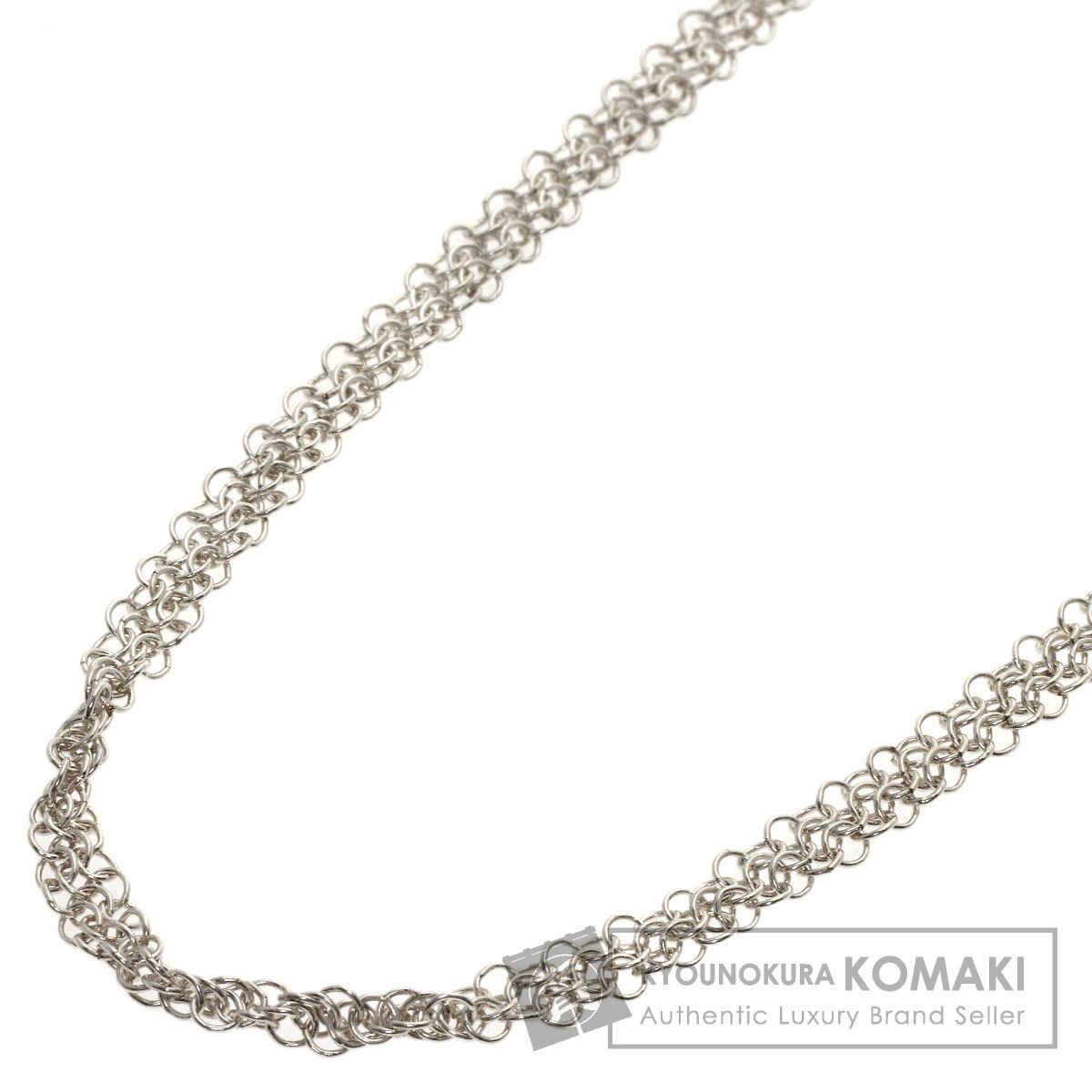 TIFFANY&Co. ティファニー サマセットメッシュ ロング ネックレス SV レディース [中古] 25,255円