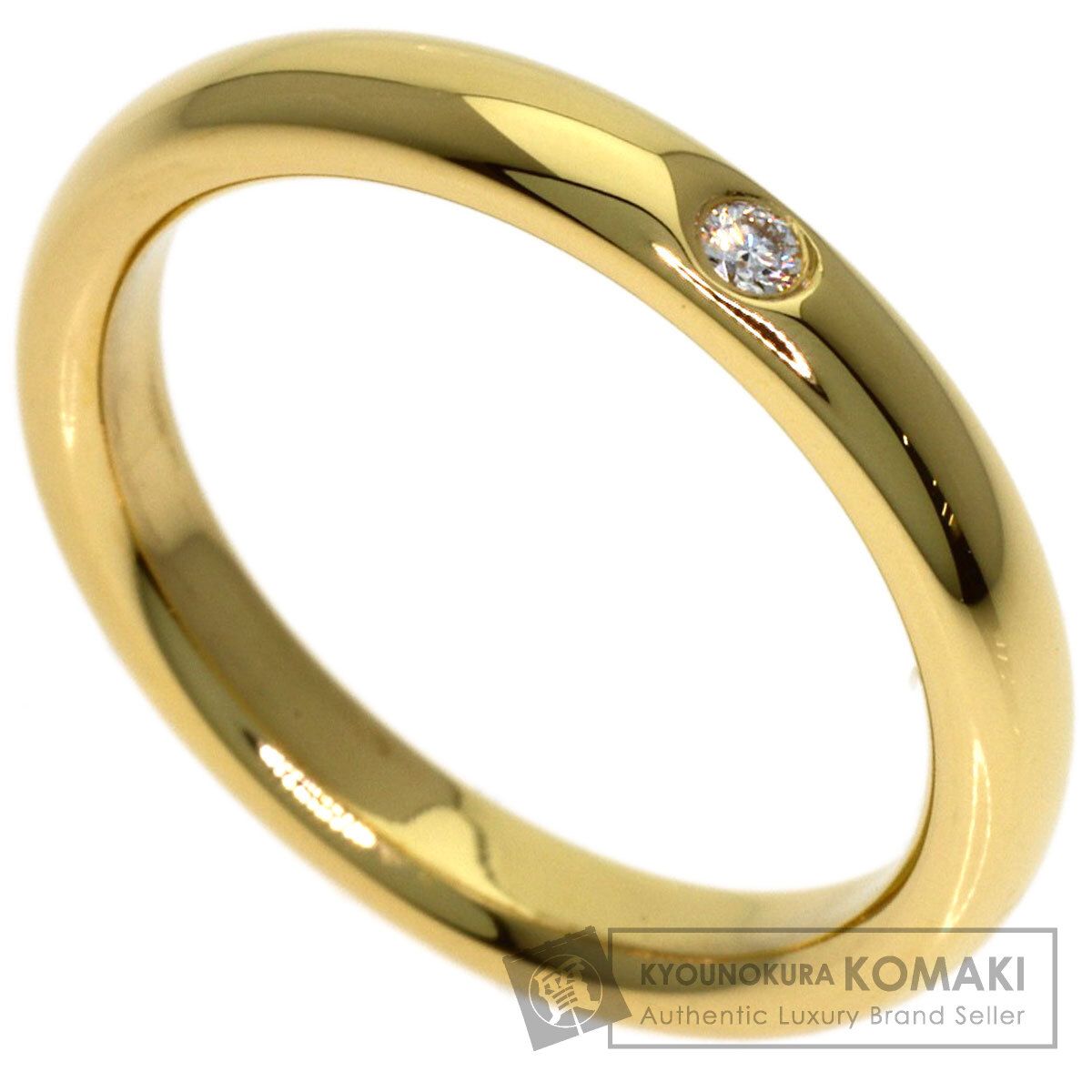 TIFFANY&Co. ティファニー ウェディング 1P ダイヤモンド リング・指輪 K18YG レディース [中古]