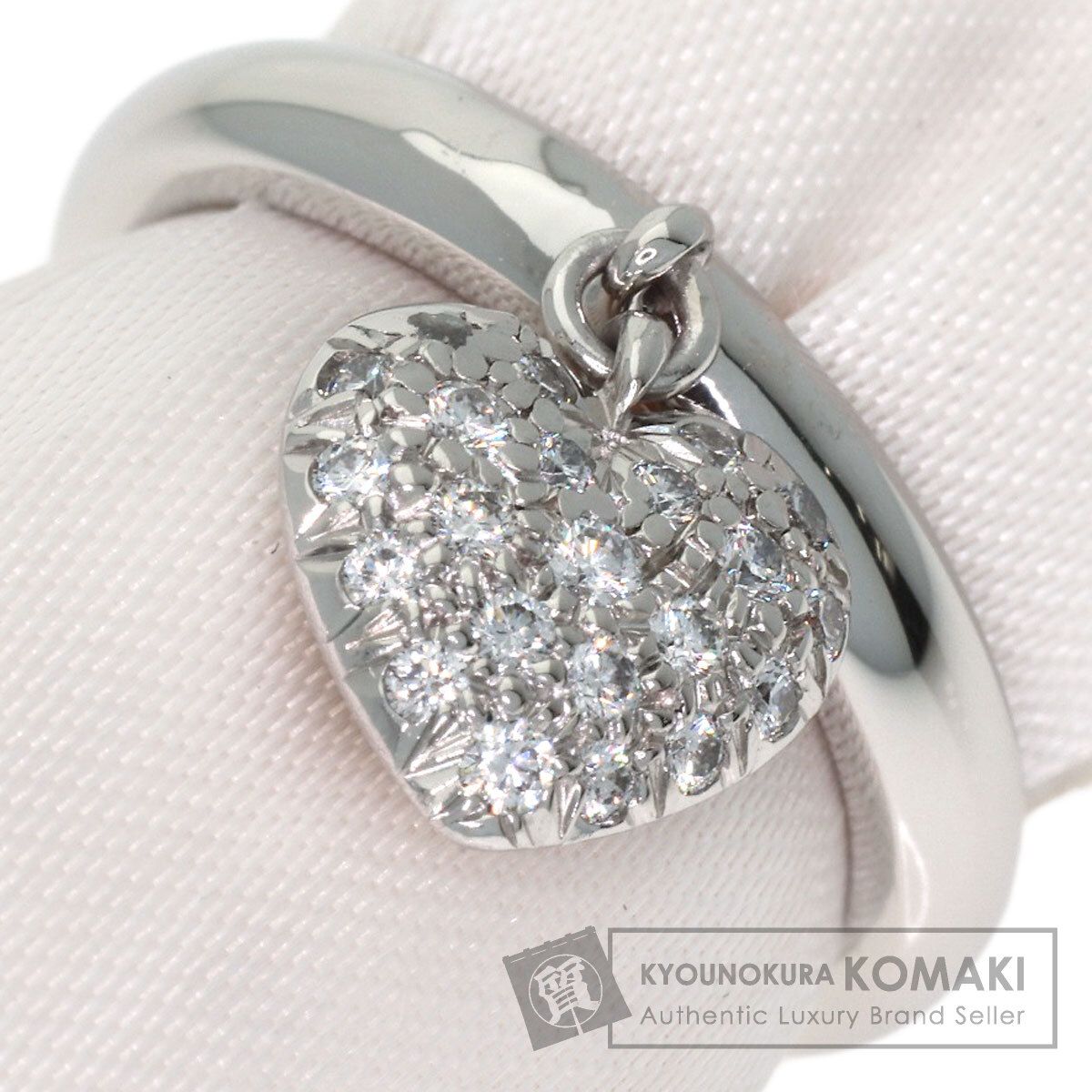 TIFFANY&Co. ティファニー センチメンタルハート ダイヤモンド リング・指輪 PT950 レディース [中古]