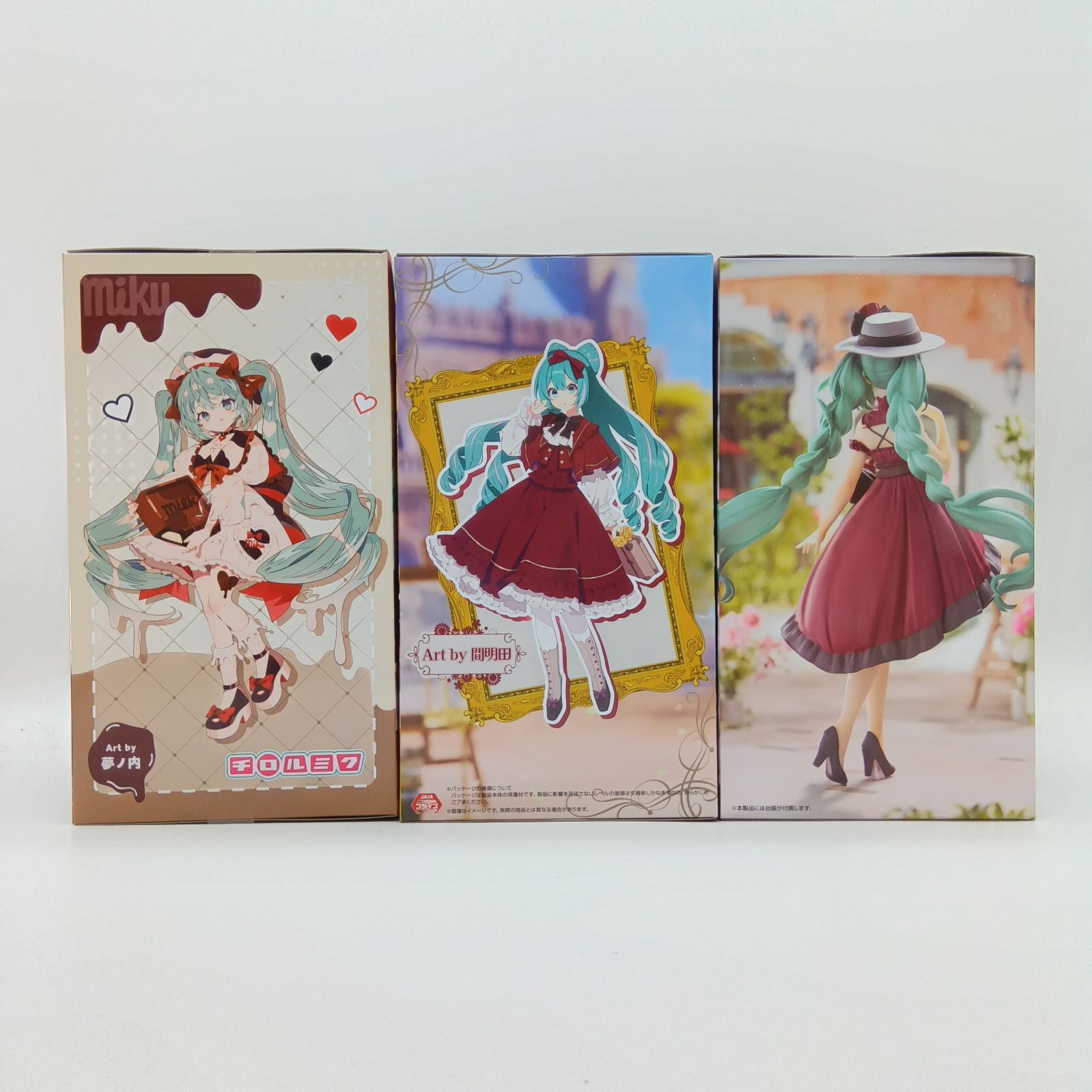 未開封】初音ミク フィギュア 3体セット まとめ売り フリュー Trio-Try