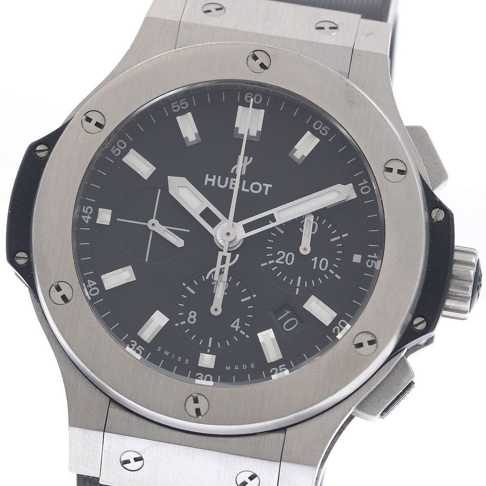 訳あり ウブロ HUBLOT 301.SX.1170.RX ビッグバン クロノグラフ デイト 自動巻き メンズ 保証書付き_957681