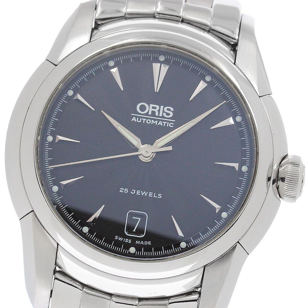 オリス ORIS 633 7544 40 54M アートリエ デイト 自動巻き メンズ _963293